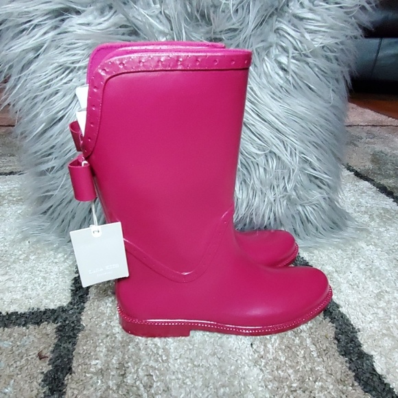 Zara Other - Zara Kids (Girls) Fuschia Rain Boot US 4.5